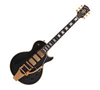 Gibson Custom 1957 Les Paul Custom Reissue 3-Pickup Bigsby Light Aged Ebony #751270
