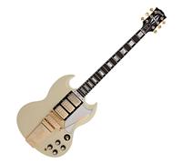 Gibson Custom 1963 Les Paul SG Custom Reissue Maestro VOS Classic White #501933