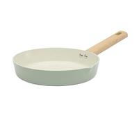 Gibson Home Marbleton 9.5 Inch Aluminum Cookware Non-Toxic Premium Ceramic Non Stick Frying Pan, Kitchen Egg, Omelet, Pots, Sage Green, Induction Safe