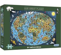 Our Great Planet 1000 Piece Jigsaw Puzzle - Green, Green One Size