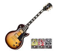 Gibson Les Paul Custom 70s Tobacco Burst w/ 3 Free Maestro Pedals