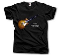 Gibson Les Paul Guitar Mens T-Shirt Rock Heavy Metal Music 1959 Tee Black M