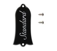 Gibson Les Paul Standard 2 Ply Truss Rod Cover with Screws (Black)