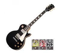 Gibson Les Paul Standard 50s Plain Top Ebony Top w/ 3 Free Maestro Pedals