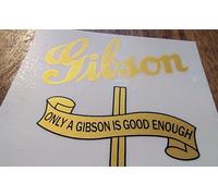 GIBSON "only a gibson is good enough" HEADSTOCK / GIBSON GUITAR HEAD LOGO