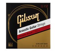Gibson Phosphor Bronze Ultra-Light Acoustic Guitar Strings 11-52