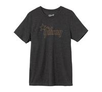 Gibson Star Logo T-Shirt (X-Large, Charcoal)