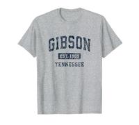 Gibson Tennessee TN Vintage Athletic Sports Design T-Shirt