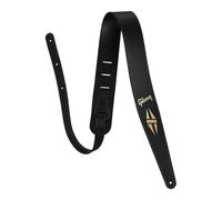 Gibson The Split Diamond Leather Guitar Strap (Black)