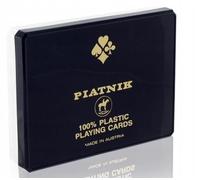 100% Plastic Double Deck Playing Cards from Piatnik | Card Game | Pack of cards | Family Games | Great Gift