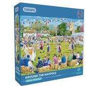 Gibsons Around the Maypole 1000 Piece Jigsaw Puzzle Beautiful Colourful Sustainable Jigsaw Puzzle for Adults | Premium 100% Recycled Board | Great Gift | Gibsons Games