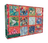 Gibsons 12 Days of Christmas 1000 Piece Jigsaw Puzzle | Classic Carol Modern Puzzle | Sustainable Jigsaw for Adults Teens | Premium 100% Recycled Board | Great Gift | Gibsons Games