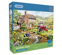 Gibsons 500XL Piece Jigsaw Puzzle for Adults - Cosy British Scenes & Storybook Illustrations (MacNeil Farm)