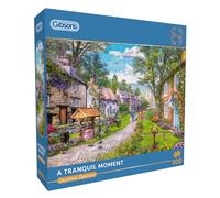 Gibsons A Tranquil Moment 500 Piece Jigsaw Puzzle for Adults - Countryside Afternoon Stroll Nostalgic Artwork by Dominic Davison - Premium Sustainable Puzzle Made in UK/EU