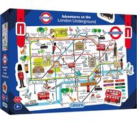 Gibsons Adventures on The London Underground Jigsaw Puzzle (250 XL Pieces)