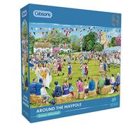 Gibsons Around the Maypole 1000 Piece Jigsaw Puzzle Beautiful Colourful Sustainable Jigsaw Puzzle for Adults | Premium 100% Recycled Board | Great Gift | Gibsons Games