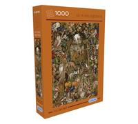 Gibsons Autumn Equinox 1000 Piece Jigsaw Puzzle for Adults - Enchanted Woodland Castle Scene - Magical Nature Artwork - Premium Sustainable Puzzle Made in the UK/EU