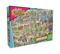 Gibsons Barmy Britain 1000 Piece Jigsaw Puzzle for Adults - Humorous Map Design by Phil Dobson - Jokesaws Comedy Fun Jigsaw from Love to Laugh Range - Premium Sustainable Puzzle Made in the UK/EU