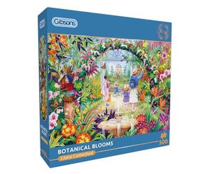 Gibsons Botanical Bloom 500 piece jigsaw puzzle for adults B Corp