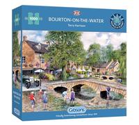 Bourton-on-the-Water | 1000 Piece Jigsaw Puzzle | British Countryside Town | Sustainable Jigsaw Puzzle for Adults | Premium 100% Recycled Board | Great Gift for Adults | Gibsons Games