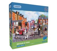 Gibsons Britain at War 100XXL Piece Jigsaw Puzzle | Nostalgic Jigsaw Extra Large Piece Puzzle for Adults Teens | Sustainable Premium 100% Recycled Board Great Gift Gibsons Games