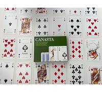 Canasta Card Game Set - Premium Double Deck Playing Cards for Adults & Families, Classic Canasta Game, Easy Shuffle, Durable & Giftable