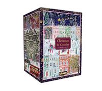 Gibsons Christmas in London 3 x 500 Piece Jigsaw Puzzles for Adults Multi-Box Set of 3 | British Festive Magic | Sustainable Premium 100% Recycled Board | Great Gift | Gibsons Games