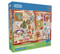 Gibsons Christmas Memories 500XL Jigsaw Puzzle for Adults - Extra Large Pieces for Easy Handling - Decorative Festive Holiday Artwork by Janice Daughters - Premium Sustainable UK/EU Made - Great Gift