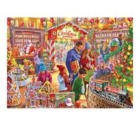 Gibsons Christmas puzzle jigsaw puzzle Santa's Sweetshop 1000 pieces