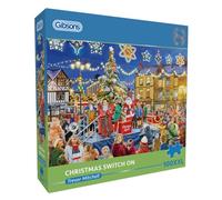 Gibsons Christmas Switch On 100XXL Piece Jigsaw Puzzle Extra Large Piece Puzzle for Adults Easy to Handle Colourful Festive Jigsaw Sustainable Premium 100% Recycled Board Great Gift Gibsons Games