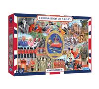 Gibsons Coronation of a King 1000 Piece Jigsaw Puzzle for Adults - King Charles