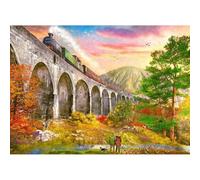 Gibsons Crossing Glenfinnan Viaduct by Dominic Davison 1000 Piece Jigsaw (G6365)