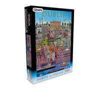 Gibsons Dublin Cityscape 500 Piece Jigsaw Puzzle for Adults Teens Beautiful City Architecture Landmarks Artwork | Ireland | Sustainable Premium 100% Recycled Board Great Gift | Gibsons Games
