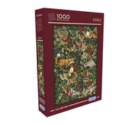 Gibsons Fable 1000 Piece Jigsaw Puzzle for Adults & Teens - The Art File Collection - Challenging Forest Animal Artwork, Premium Sustainable Puzzle Made in the UK/EU