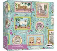 Gibsons Famous Felines 1000 Piece Jigsaw Puzzle