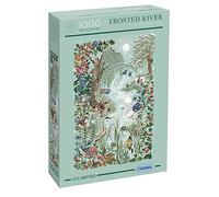 Gibsons The Art File Frosted River 1000 Piece Jigsaw Puzzle Stunning Winter Wonderland Artwork Sustainable Puzzle for Adults Premium 100% Recycled Board Great Gift | Gibsons Games