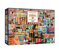 Gibsons Games 1980s Shopping Basket 1000 Piece Jigsaw Puzzle Toys G7034