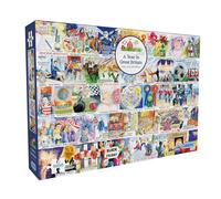 A Year in Great Britain | 1000 Piece Jigsaw Puzzle | British Nostalgia Puzzle | Sustainable Jigsaw Puzzle for Adults | Premium 100% Recycled Board | Great Gift for Adults | Gibsons Games