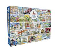 Gibsons Games British & Brilliant 1000 Piece Jigsaw Puzzle Toys G7168