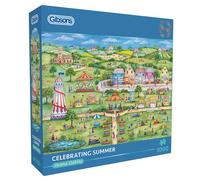 Gibsons Celebrating Summer 1000 Piece Jigsaw Puzzle Beautiful Colourful Season Celebration Sustainable Jigsaw Puzzle for Adults | Premium 100% Recycled Board | Great Gift | Gibsons Games