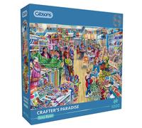 Gibsons Crafter's Paradise 1000 Piece Jigsaw Puzzle Beautiful Colourful Art Craft Shop Sustainable Jigsaw Puzzle for Adults | Premium 100% Recycled Board | Great Gift | Gibsons Games
