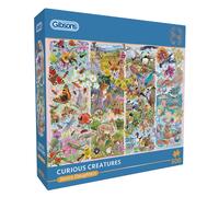 Gibsons Games Curious Creatures 500 Piece Jigsaw Puzzle Toys G3166