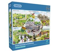 Gibsons Games Dartmoor & Exmoor 1000 Piece Jigsaw Puzzle Toys G6462
