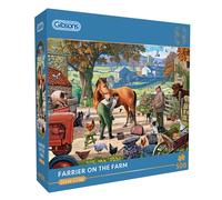 Gibsons Games Farrier On The Farm 500 Piece Jigsaw Puzzle Toys G3154