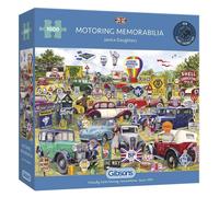 Gibsons Motoring Memorabilia Jigsaw Puzzle (1000 Pieces)