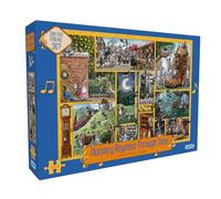 Gibsons Games Nursery Rhymes Through Time 1000 Piece Jigsaw Puzzle | Sustainable Puzzle for Adults | Premium 100% Recycled Board | Great Gift