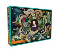 Gibsons Shakespeare 1000 Piece Jigsaw Puzzle for Adults - Colourful Literary & History Art by Anna Stead - Premium Sustainable UK/EU Made - Challenging Educational Gift for Book Lovers & Puzzlers