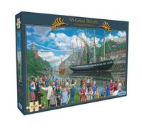 SS Great Britain: An Imagined Odyssey 1000 Piece Jigsaw Puzzle Sustainable Jigsaw Puzzle for Adults | Gibsons Games B Corp