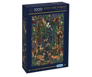 Gibsons Games The Art File: Into The Forest 1000 Piece Jigsaw Puzzle Toys G7211