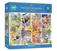 Gibsons Games Through The Seasons 1000 Piece Jigsaw Puzzle Toys G6349